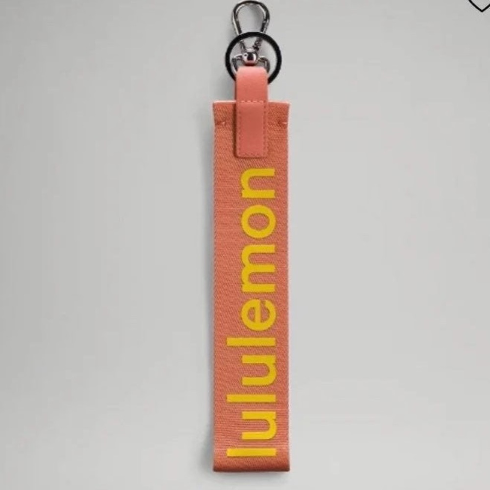 Lululemon Never Lost Keychain // Pink & Yellow